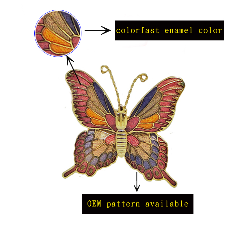 Butterfly Enamel Necklace