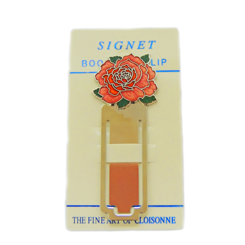 OEM Enamel logo Metal bookmark