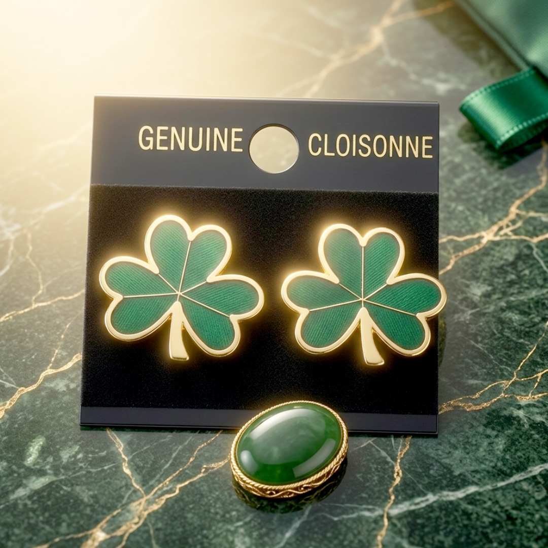 enamel earrings